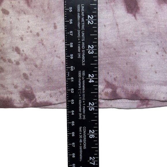 Volcom Women's T-Shirt Size X-Small Pink Tie-Dye Short Sleeve Crew Neck XSM Tee - Picture 3 of 8